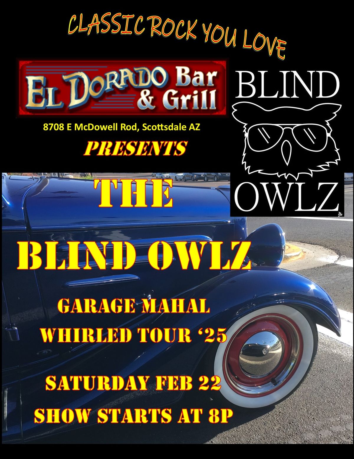 Bringing the Blind Owlz BACK to the El Dorado Bar and Grill