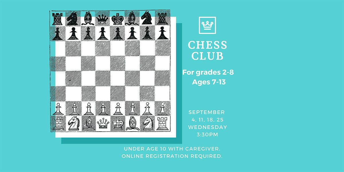 Chess Club for grades 2-8