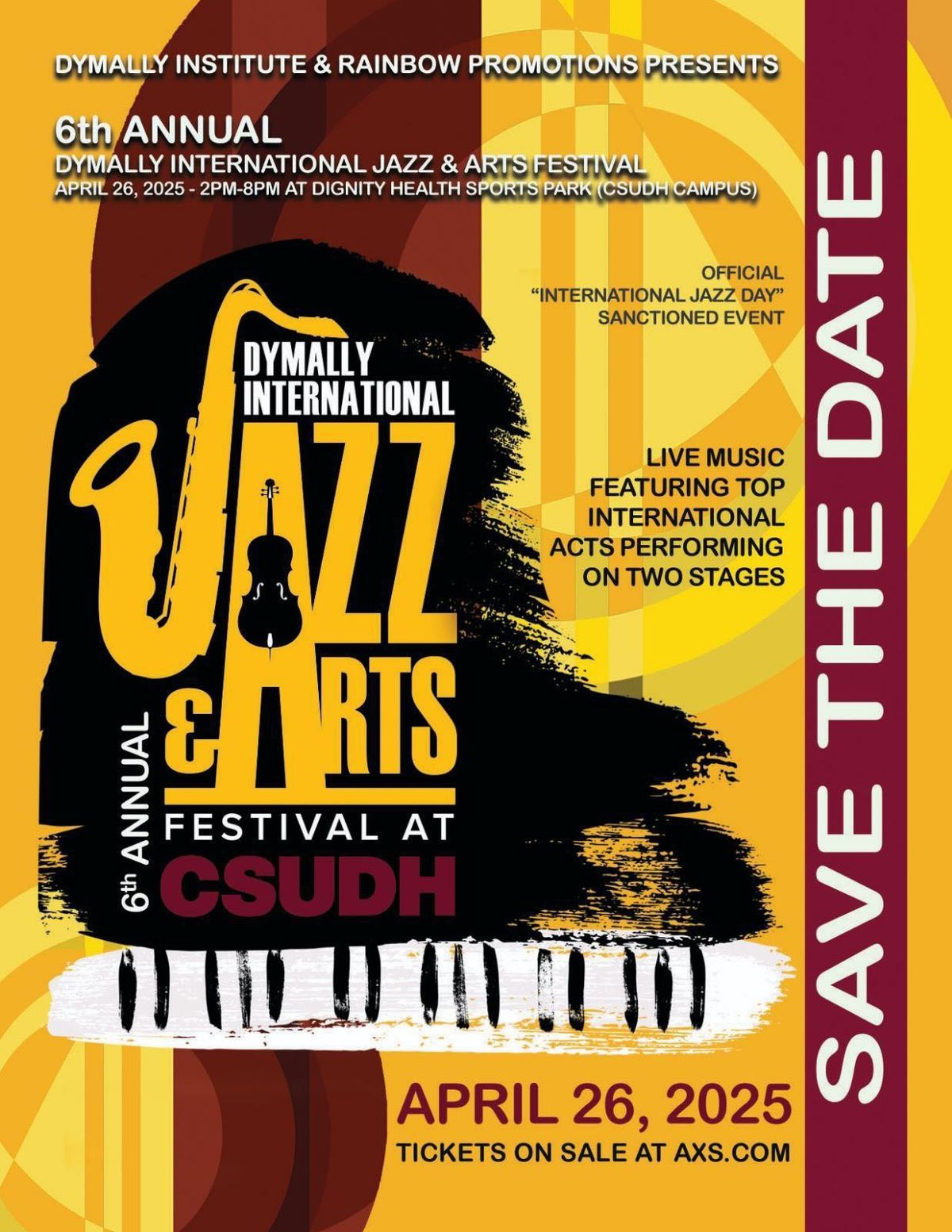 6th Annual Dymally International Jazz & Arts Festival