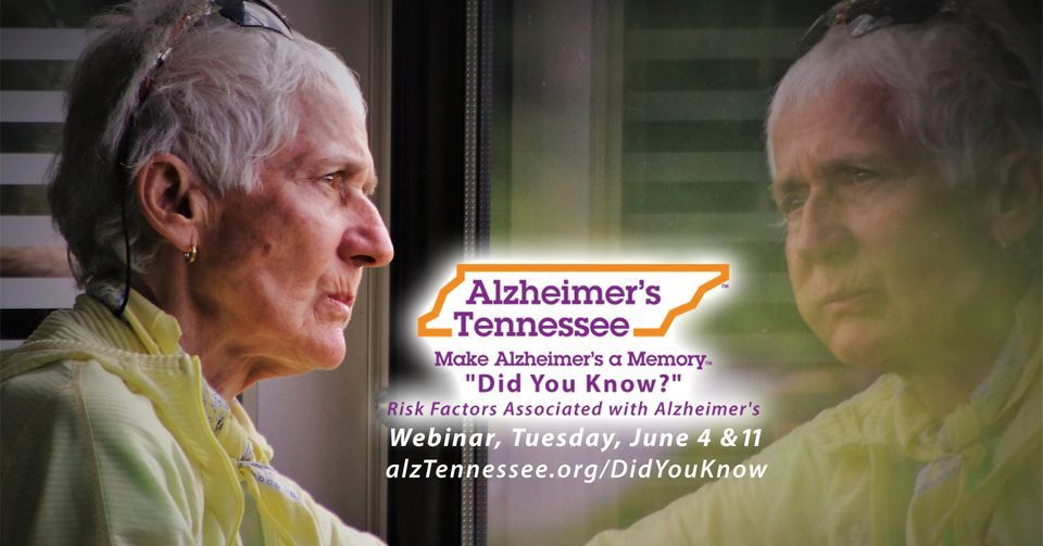 "Did You Know?" Risk Factors Associated with Alzheimer's Webinar