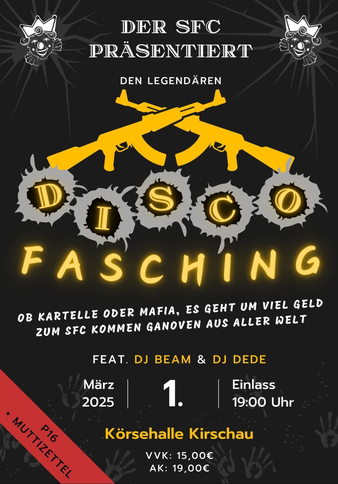 Der legend\u00e4re Discofasching mit DJ Beam & DJ DeDe