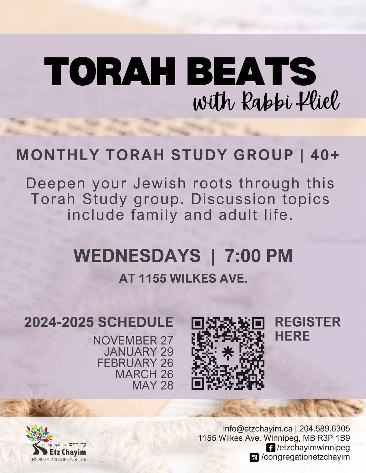 Torah Beats with Rabbi Kliel 