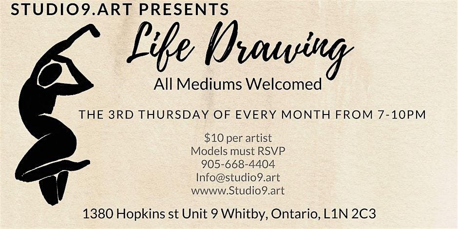 Life & Figure Drawing for all art Mediums