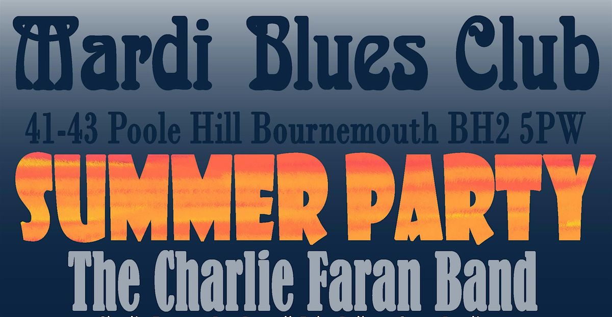 Mardi Blues Club Summer Party and Speakeasy