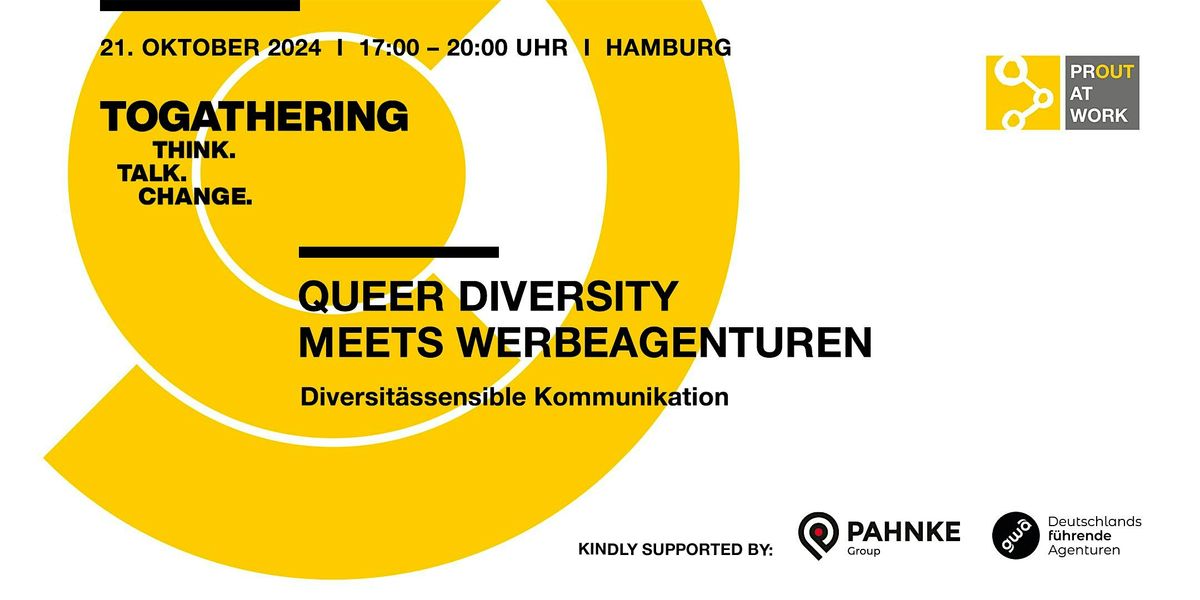 PROUT AT WORK TOGATHERING: Queer Diversity meets Werbeagenturen