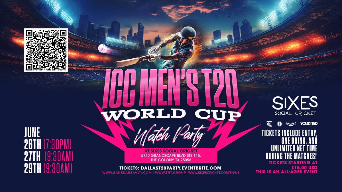 ICC Men's T20 World Cup Official Watch Party!