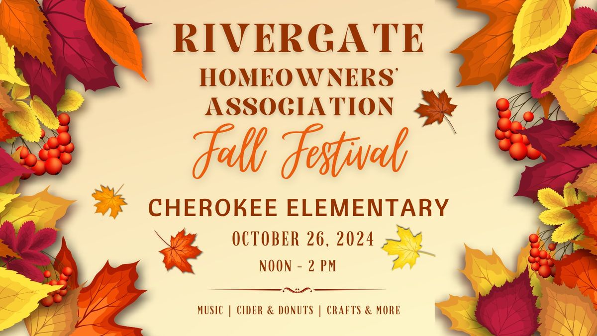 Rivergate HOA Fall Festival