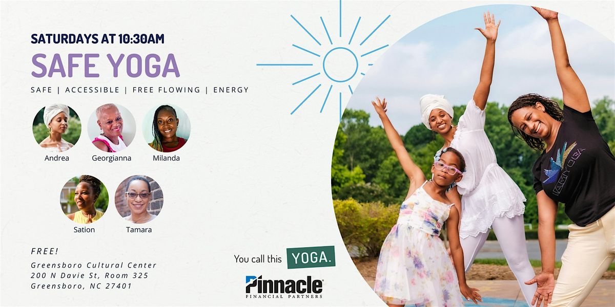 FREE-in-person SAFE Yoga  in Greensboro