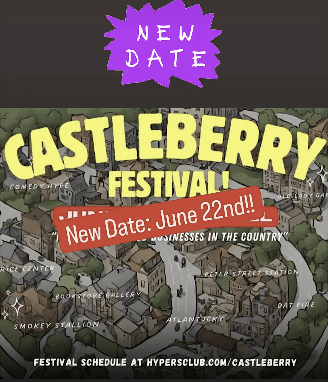 **NEW DATE!!** 6\/22! Castleberry Festival- Pull up & Paint