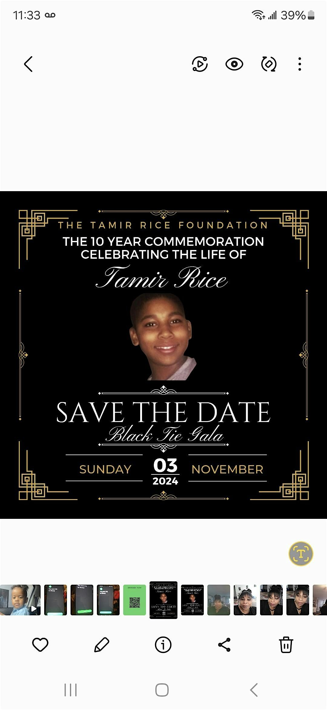 Honoring the Life and Legacy of Tamir Rice: 10th Anniversary Gala