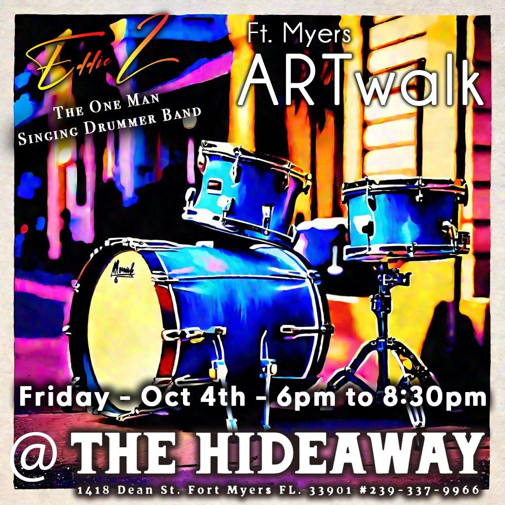 ARTwalk Ft. Myers - "Rhythmical Canvas" @ The Hideaway 6pm-8:30pm