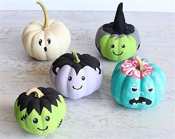 Mini Witch Pumpkin Painting Class