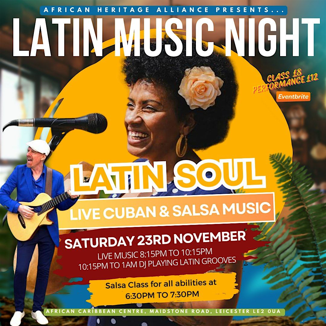 Latin Music Night \/\/ Latin Soul  & Salsa Class