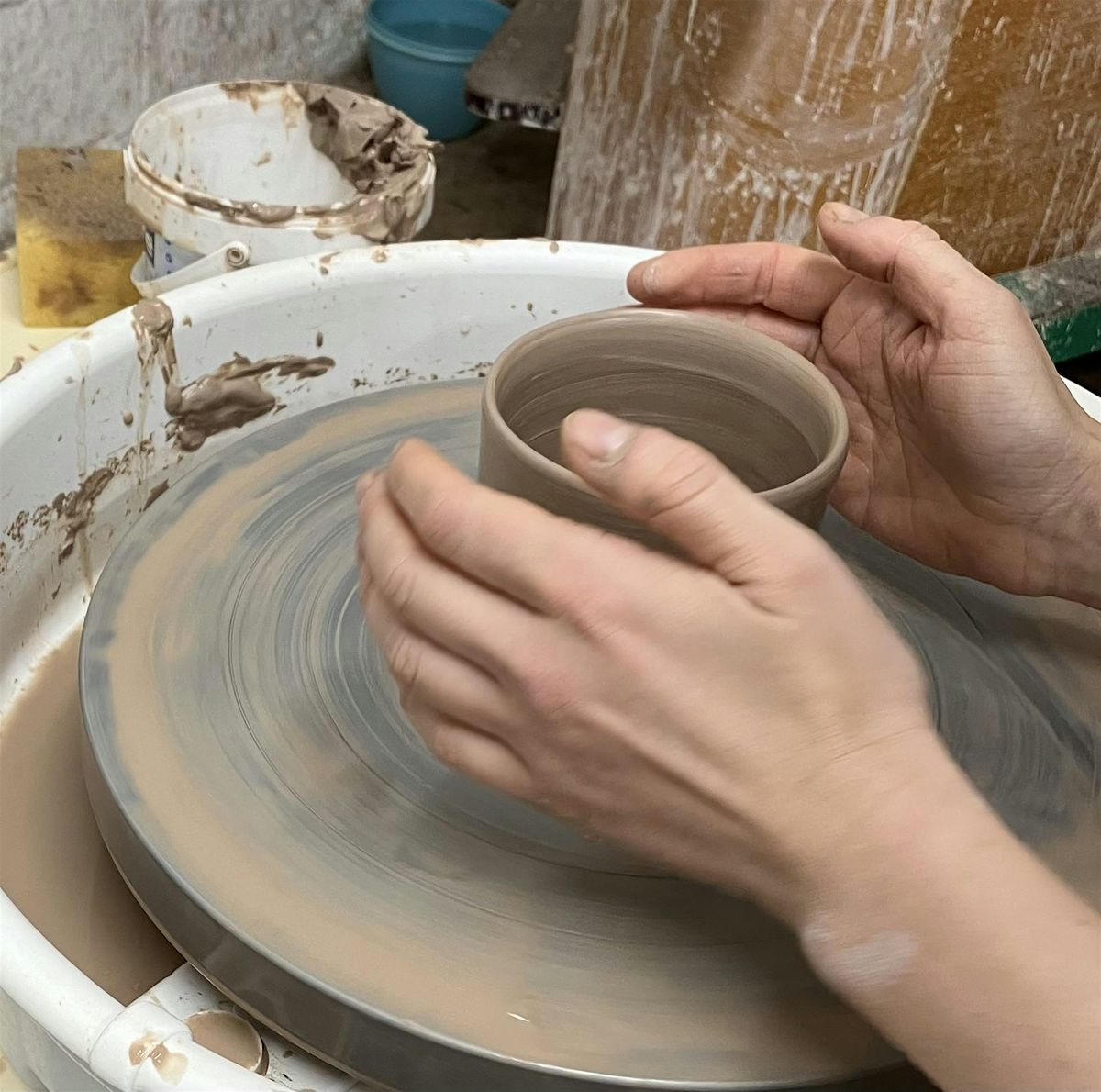 Throwing on the Potter's Wheel with Sally Bradley