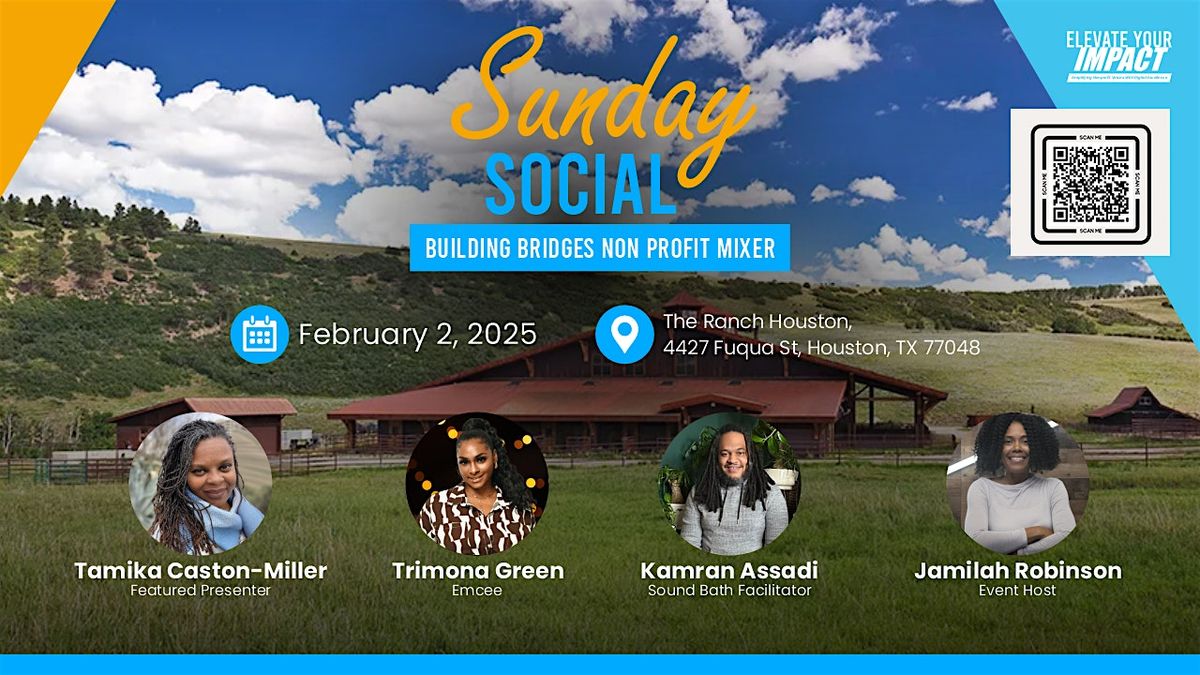 Sunday Social: Building Bridges Non-Profit Mixer February 2, 2025