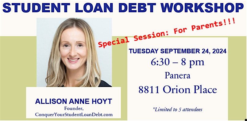 Student Loan Debt Workshop: For Parents