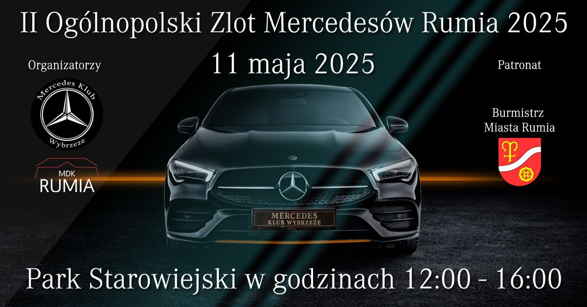 II Og\u00f3lnopolski Zlot Mercedes\u00f3w RUMIA 2025