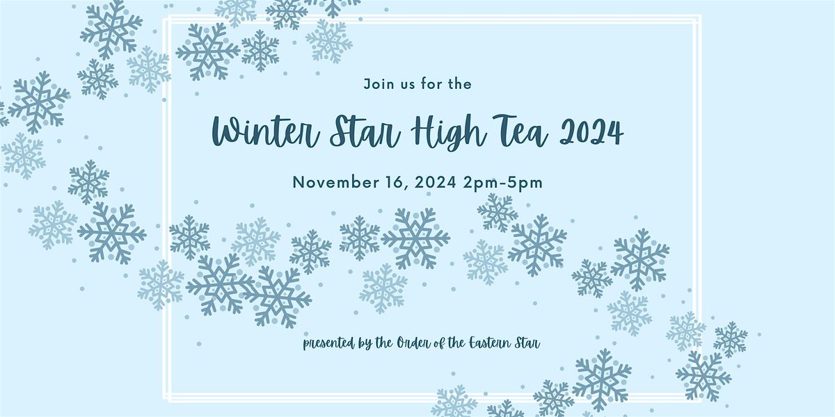 Winter Star High Tea