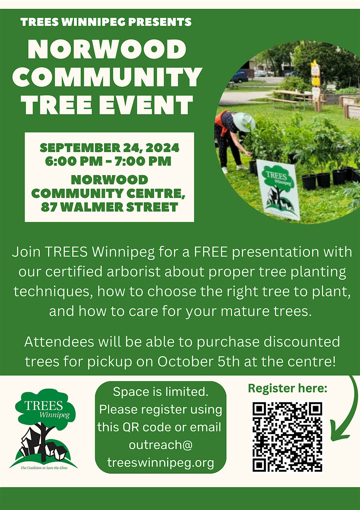 Trees Winnipeg presents: Norwood Community Tree Event