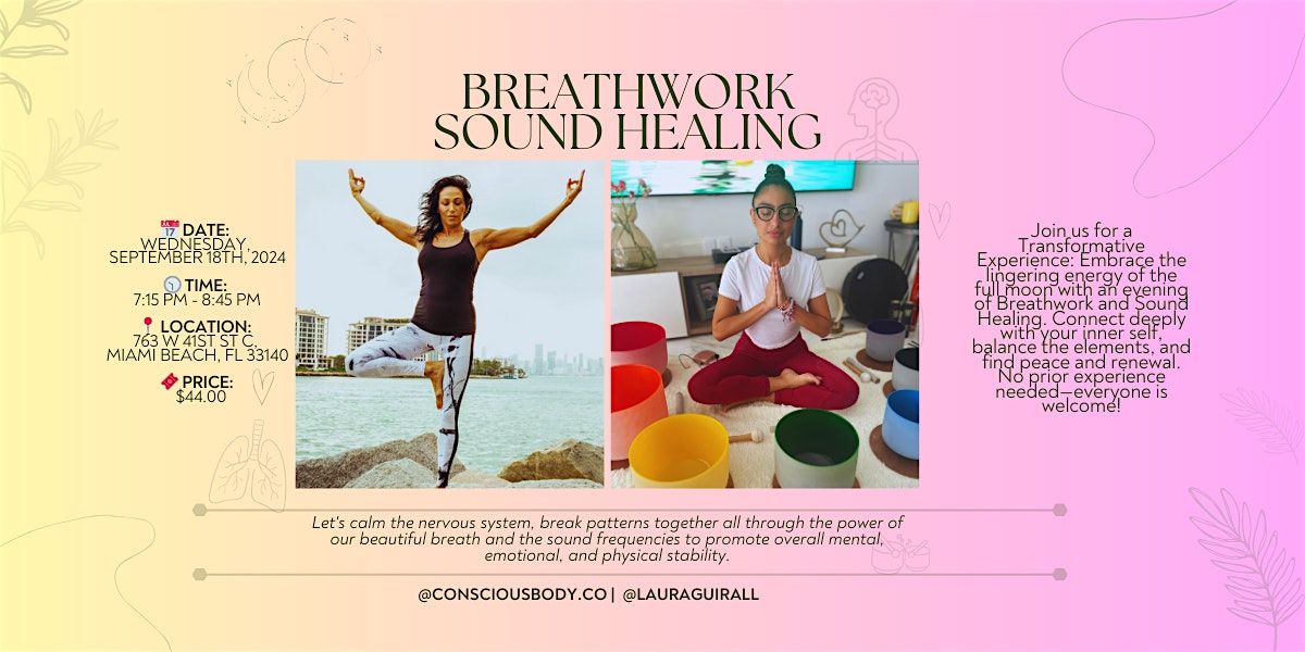 Breathwork and Sound Healing Miami Beach