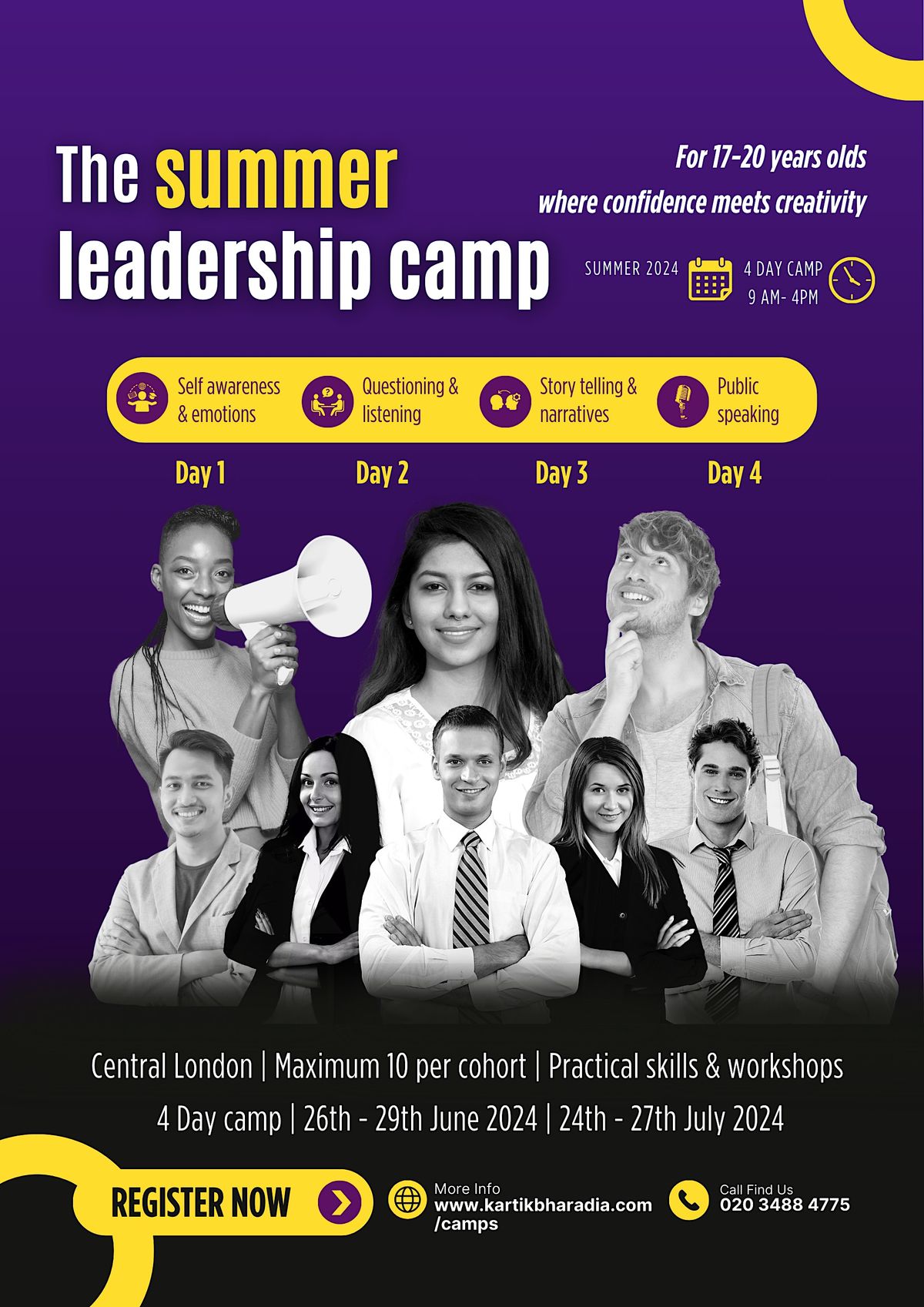 The Summer Leadership Camp 2024 (For 17 - 20 year olds)