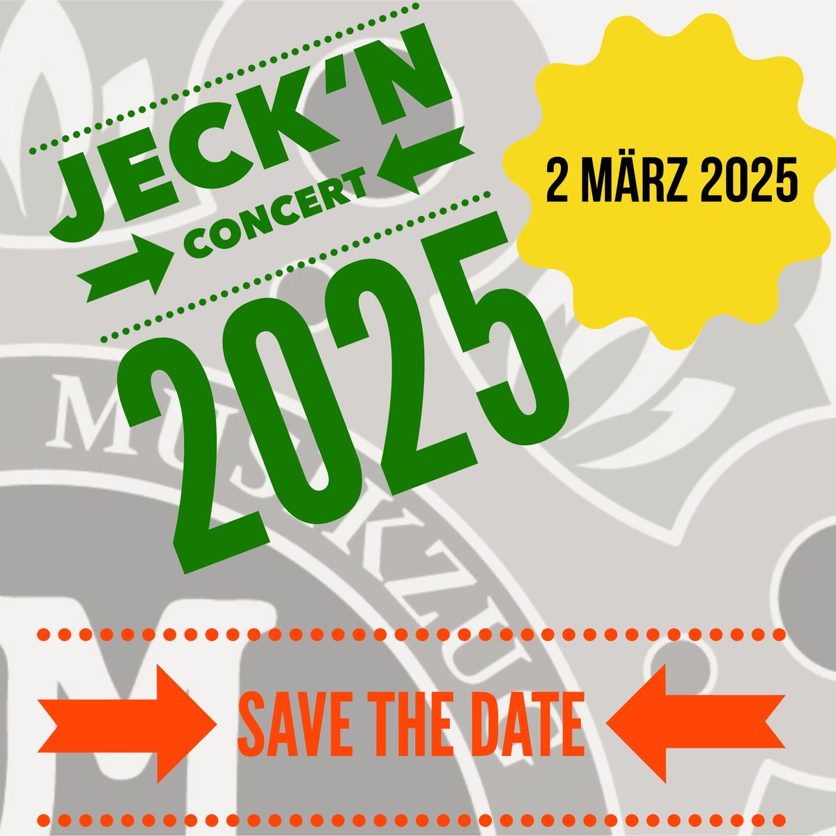 Jeck\u2019n Concert 2025 \u2013 Save the date