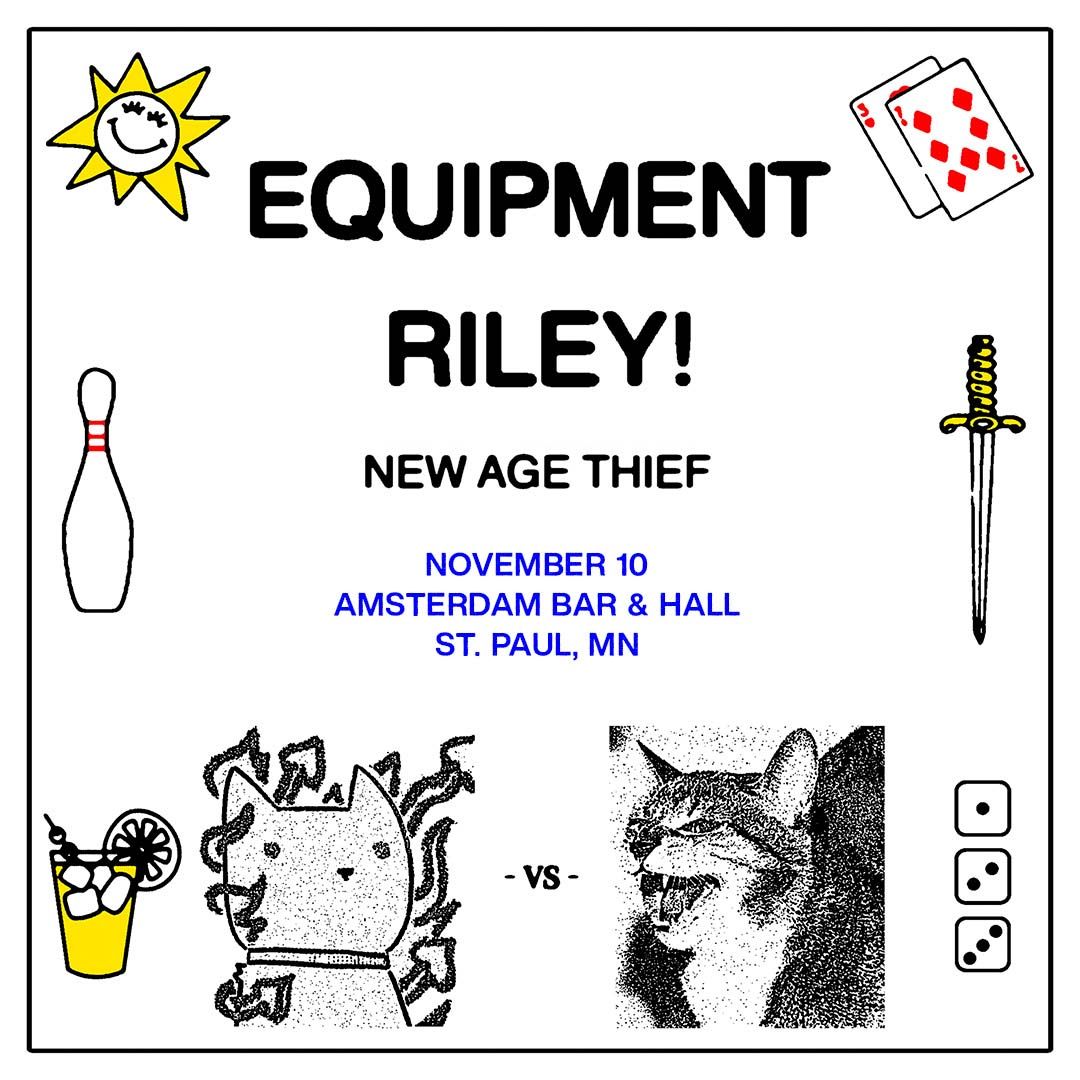 Equipment & Riley!