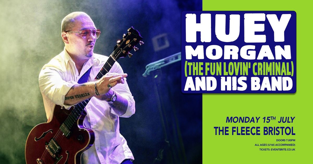 Huey Morgan (The Fun Lovin' Criminal) & his band at The Fleece, Bristol 15\/07\/24