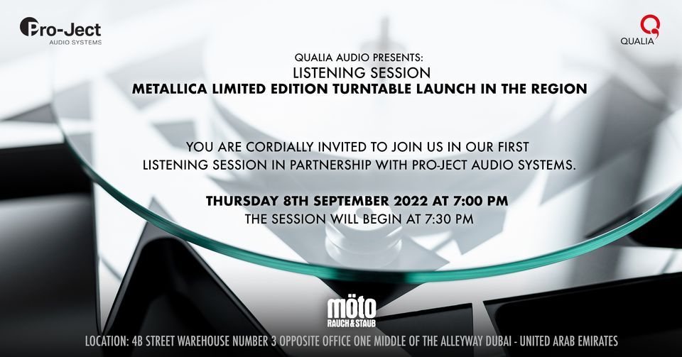 Metallica Turntable Launch ( Listening Session ) 