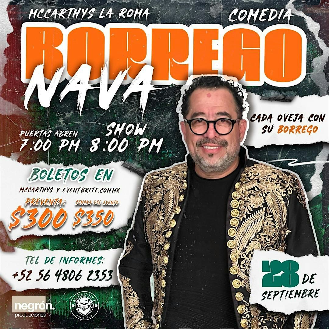 Borrego Nava presenta "Cada oveja con su borrego" | Comedia | La Roma CDMX