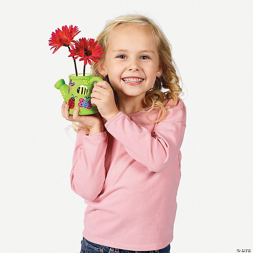 Cookies and Ceramics: Personalized PLANTER and WATERING CAN