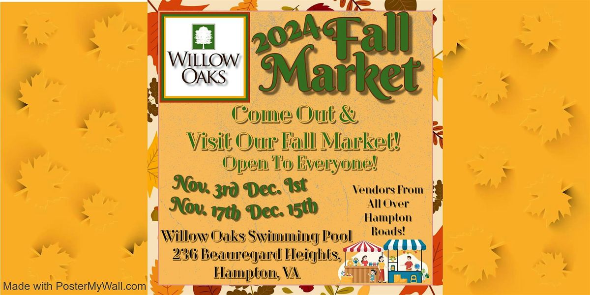 Willow Oaks Fall Market