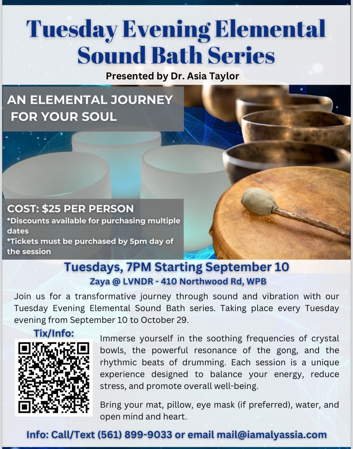 Tuesday Evening Sound Healing Series