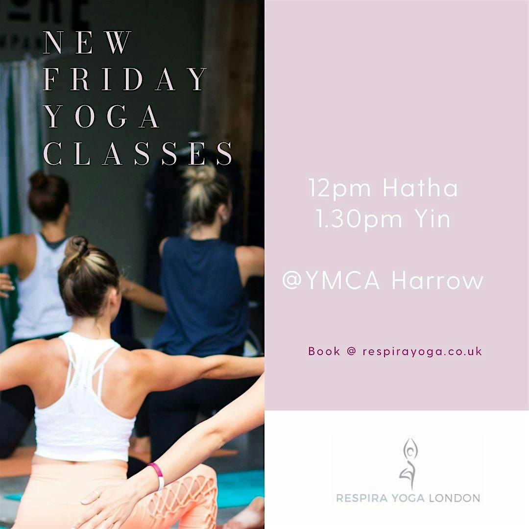 Friday Yin Yoga 1.30pm @ YMCA, Harrow
