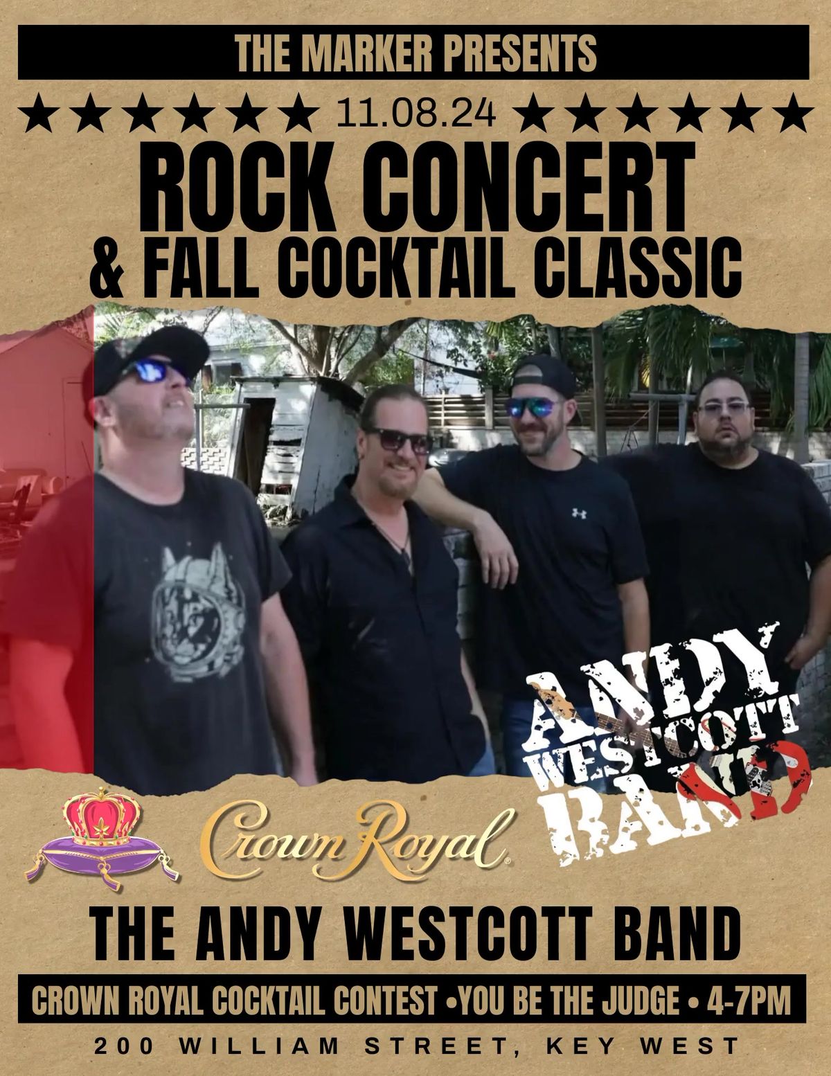 Crown Royal Fall Cocktail Contest & Andy Westcott Band Live