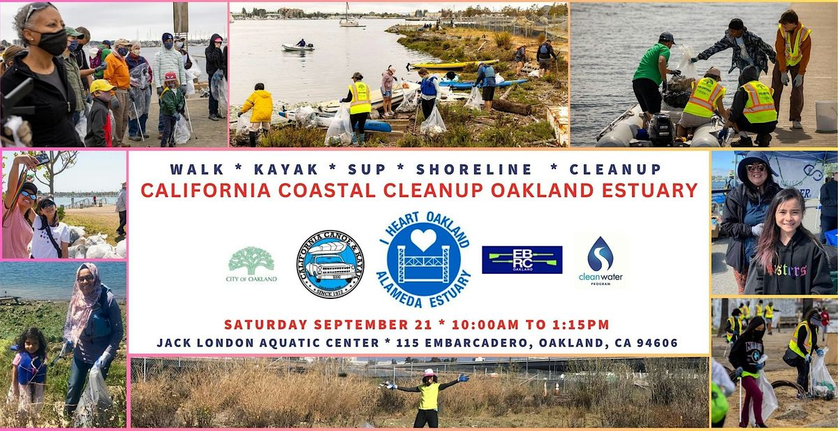 I \u2665\ufe0fOakland Alameda Estuary Cleanup - Walk, Kayak & SUP