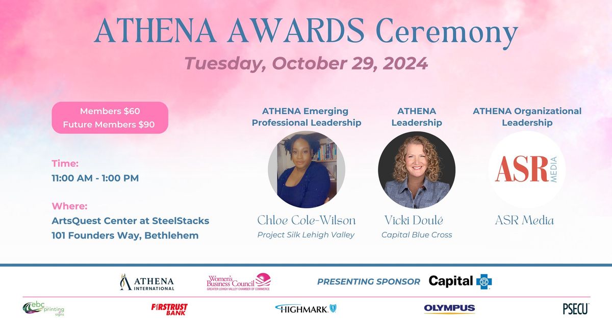 ATHENA Awards presented by Women\u2019s Business Council