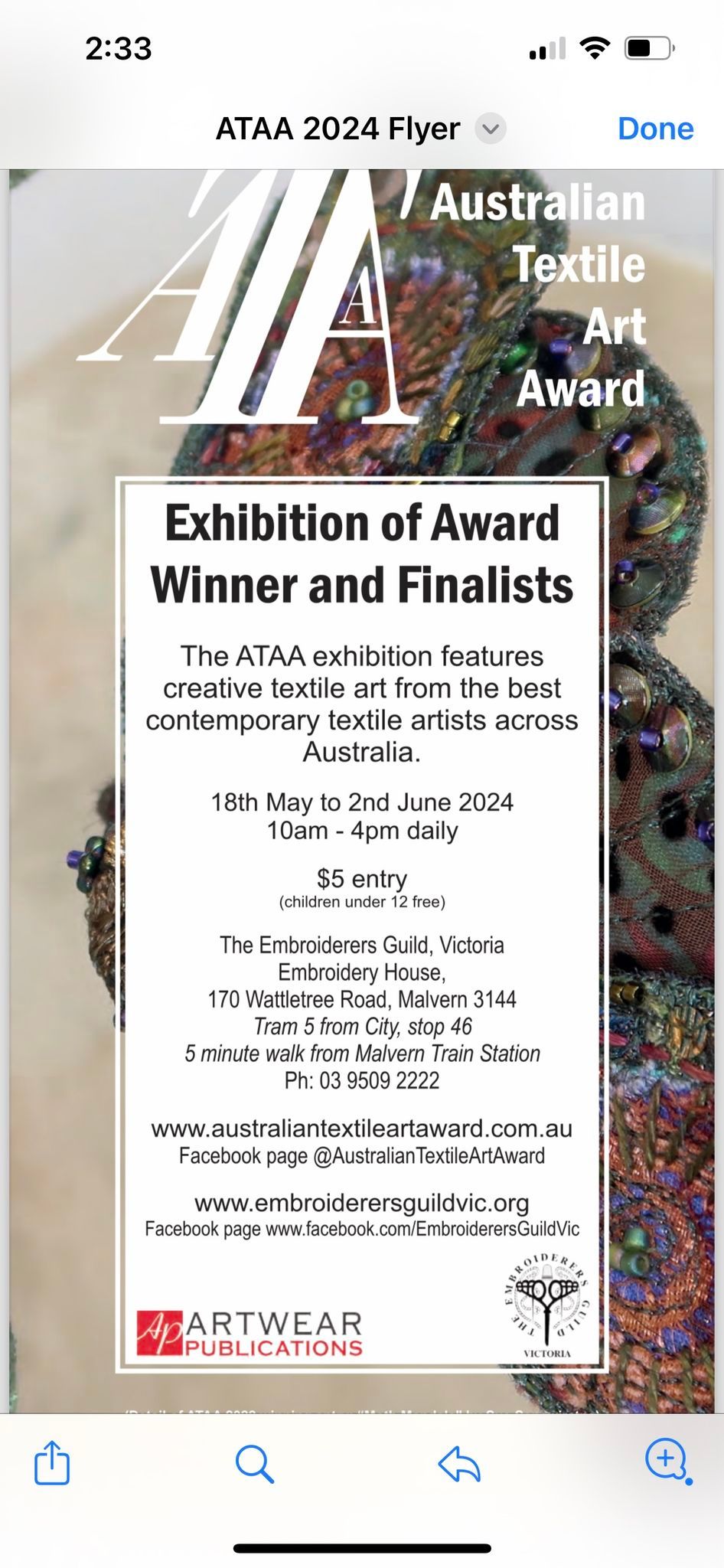 Australian Textile Art Award