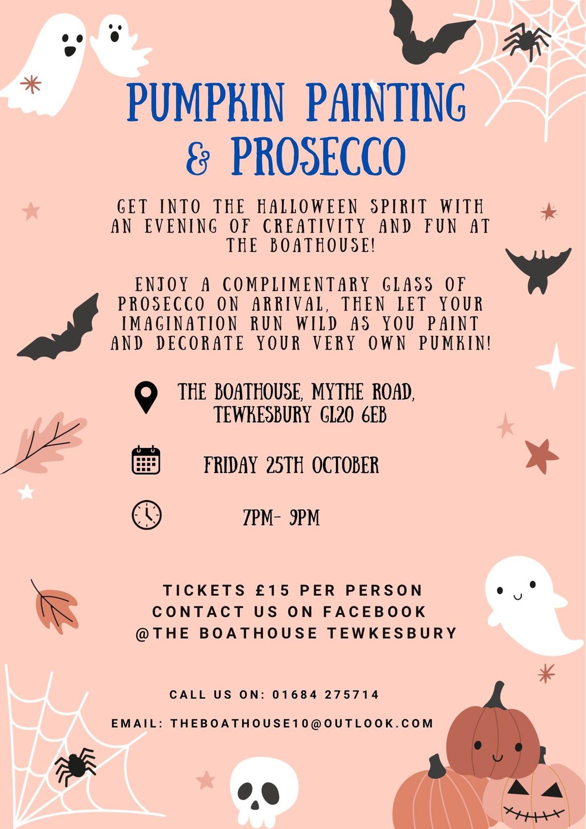 Pumpkin Painting & Prosecco