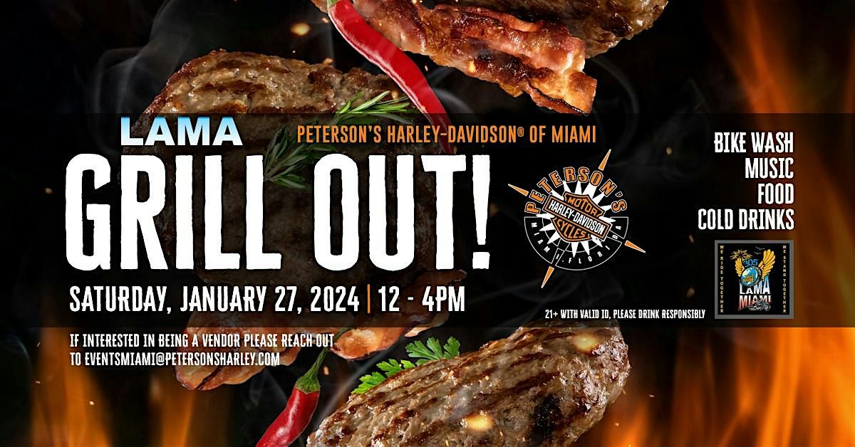 LAMA Grill Out @ Miami Store!