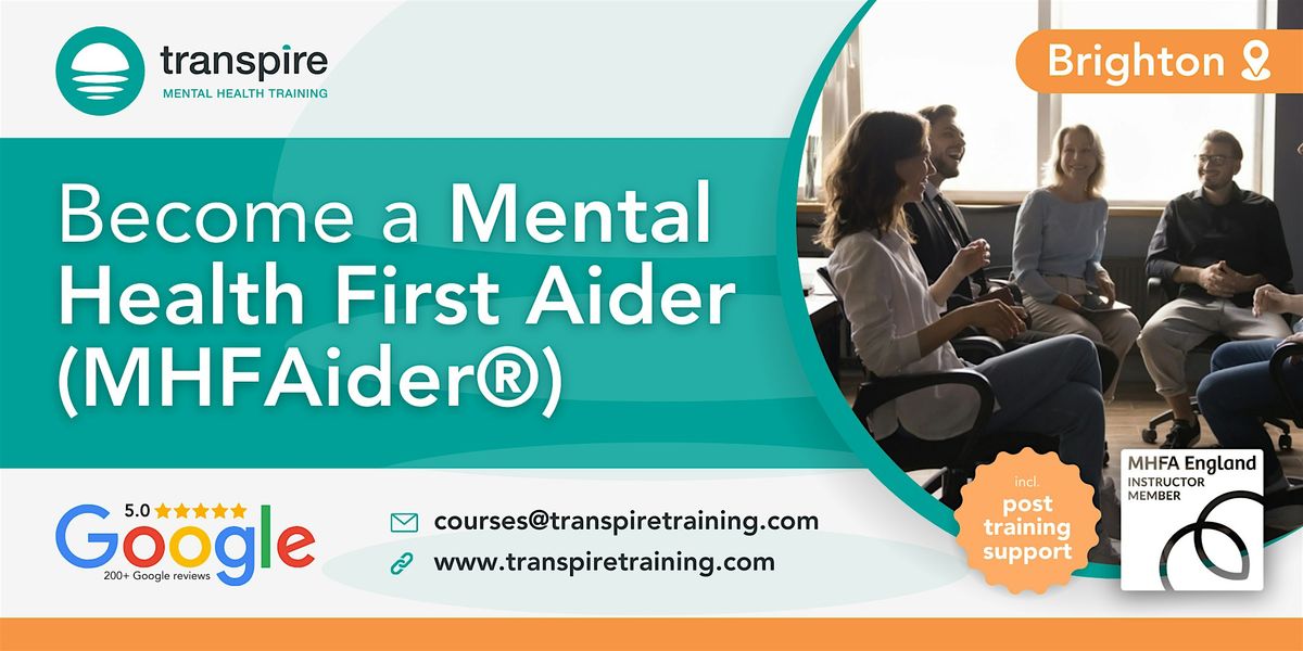 2-Day Mental Health First Aid Course Brighton