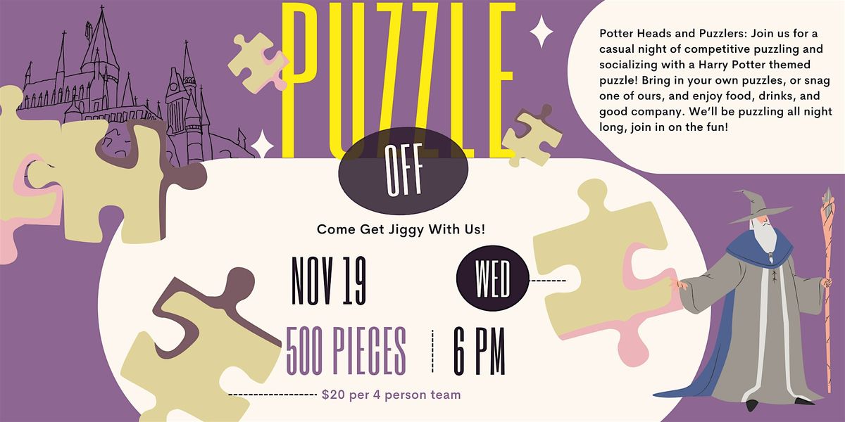 BHAM Harry Potter Puzzle Night - Competition