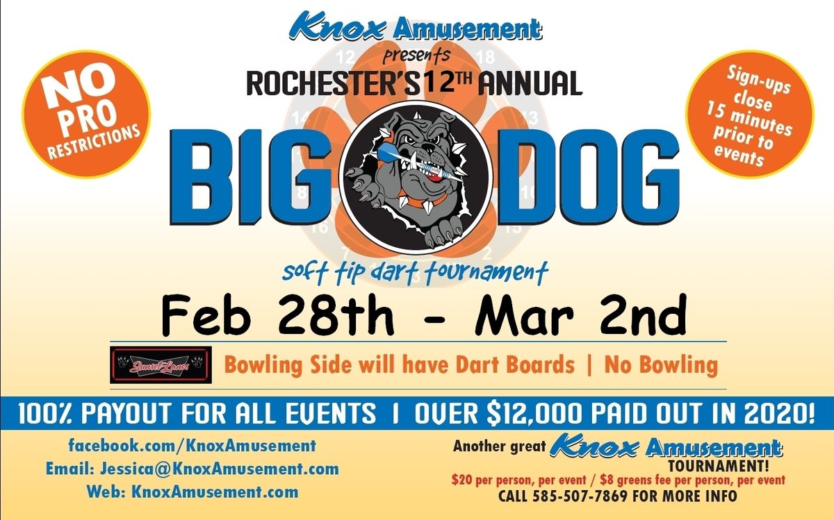 Big Dog 12th Annual Dart Event