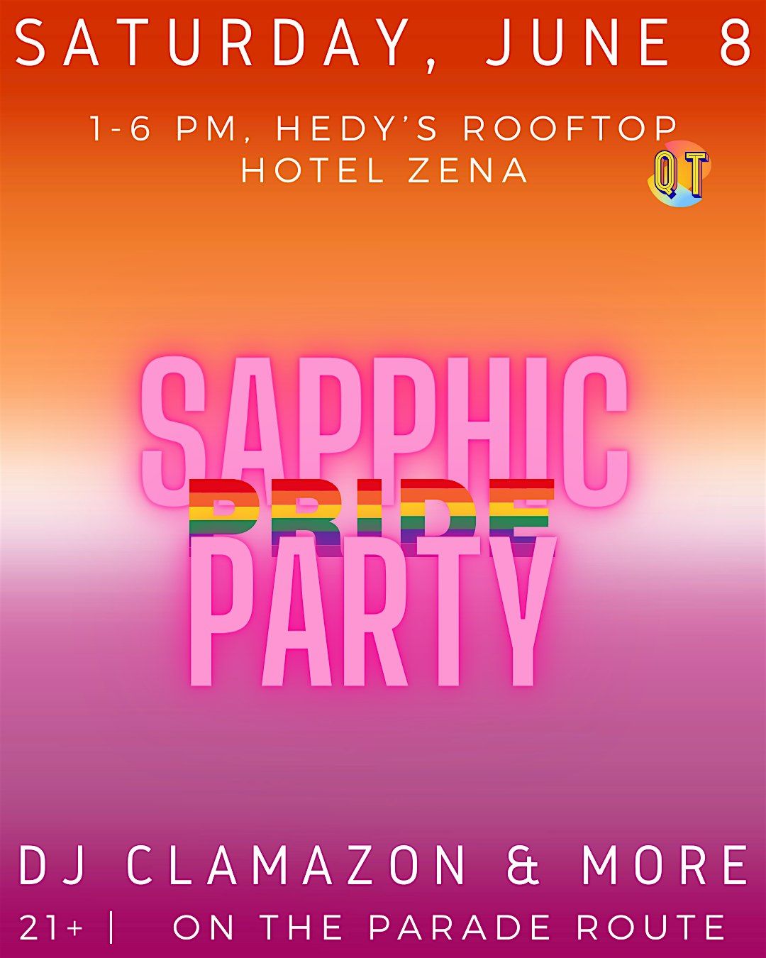 Sapphic Pride Rooftop Party!