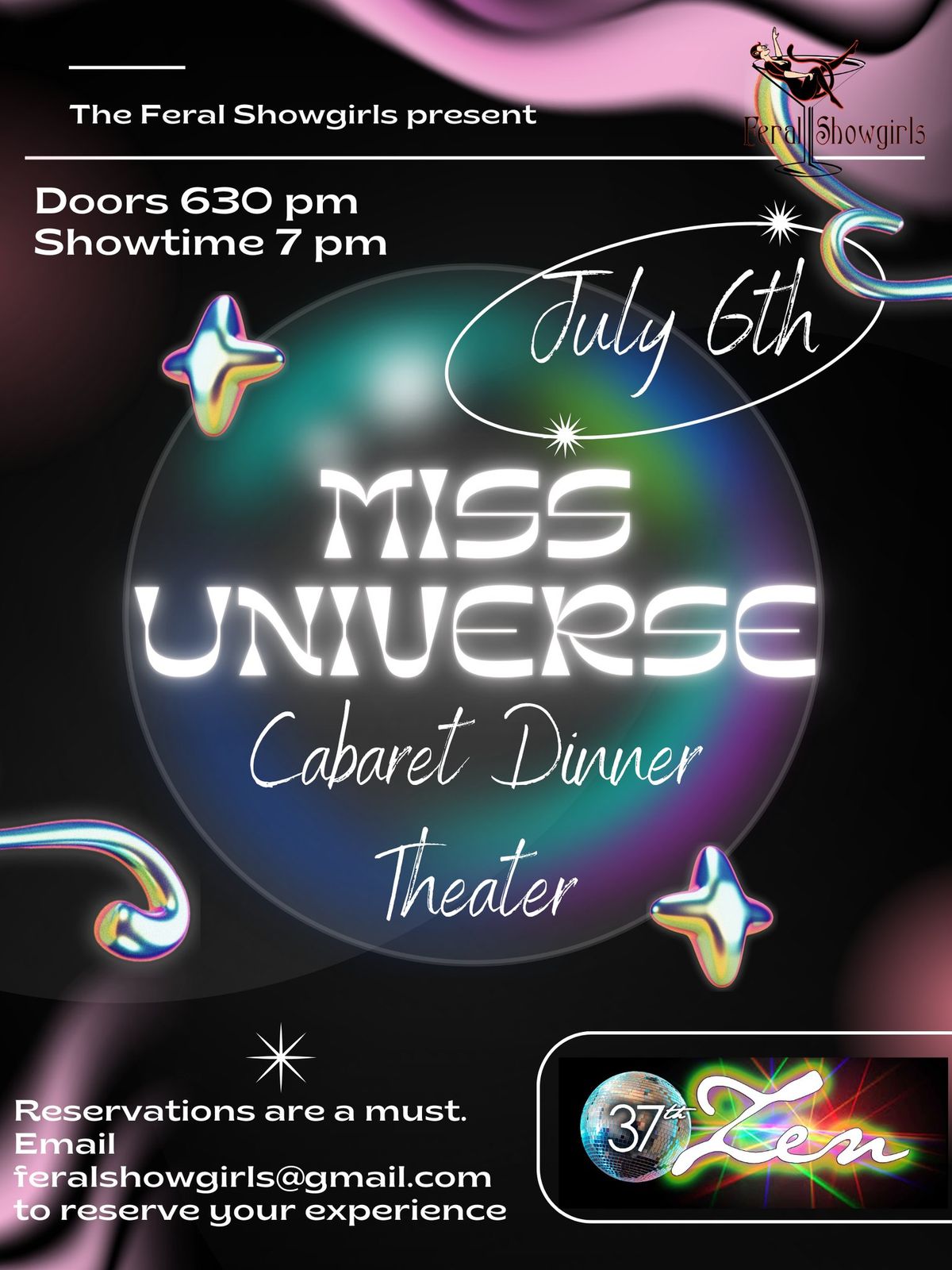 Cabaret Dinner Theater Miss Universe!