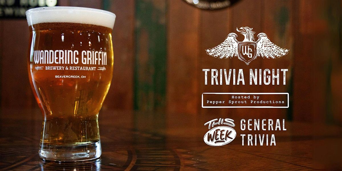 Monday Night Trivia at the Wandering Griffin