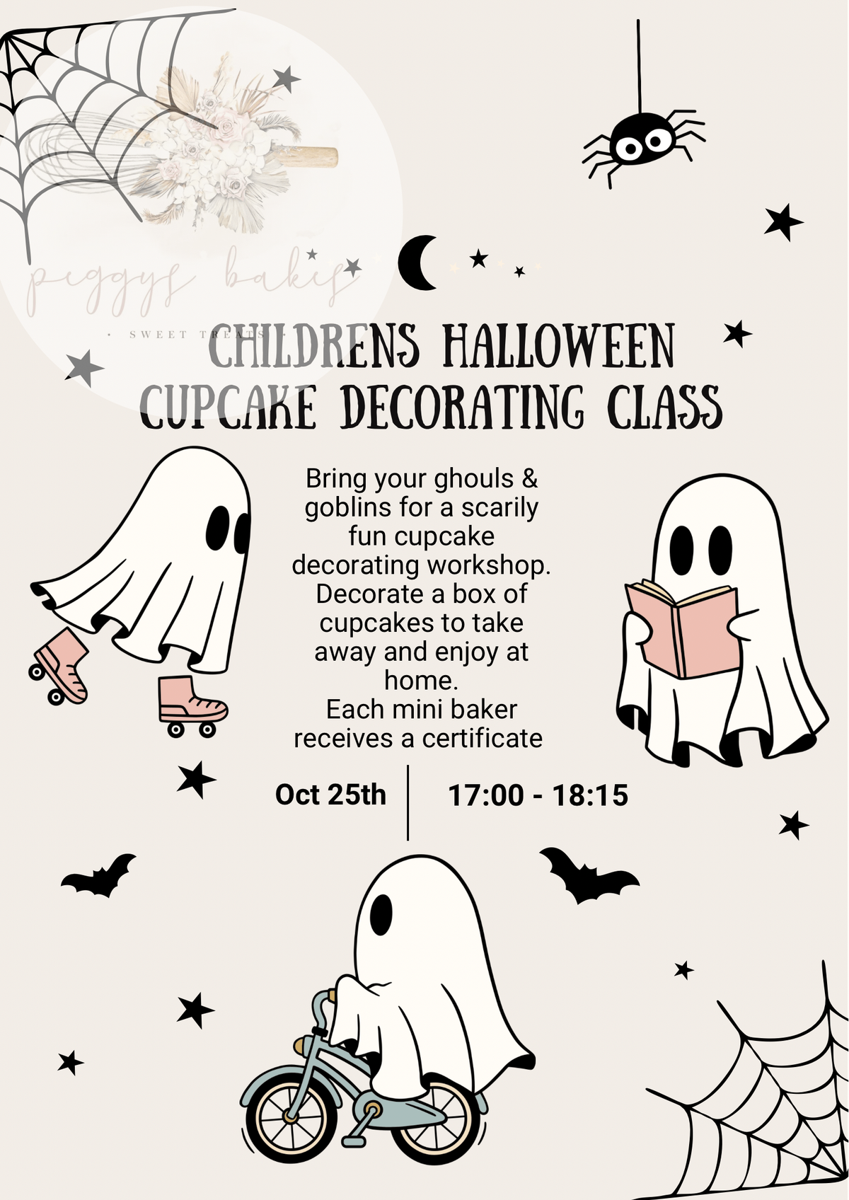 Peggys Bakes Childrens Halloween Cupcake Decorating Workshop