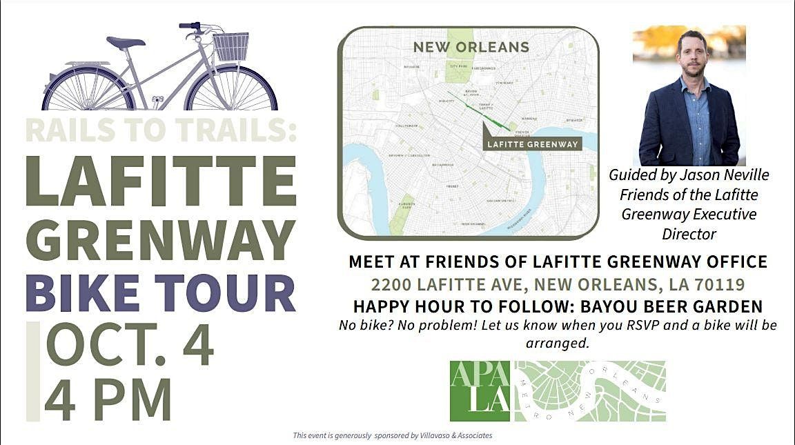 Lafitte Greenway Bike Tour