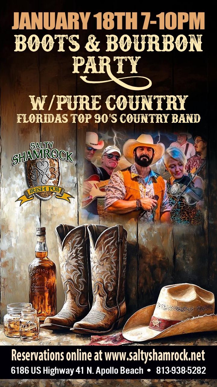 Boots and Bourbon with Pure Country 