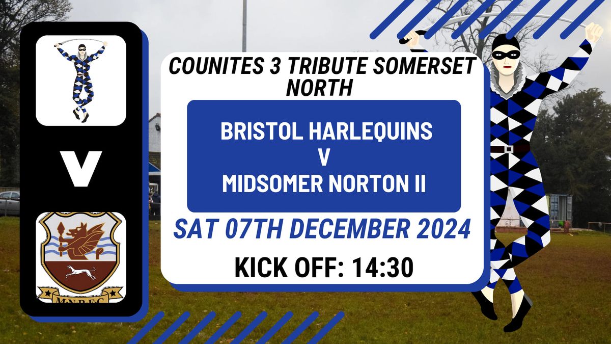 Counties 3 Tribute Somerset North Matchday 11: Bristol Harlequins V Midsomer Norton II